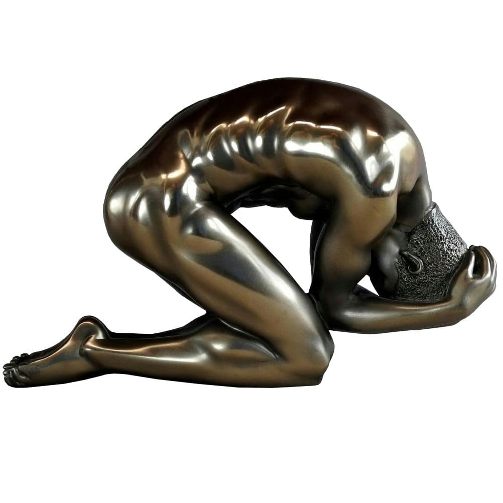 NU - Statuette en résine homme nu L15cm