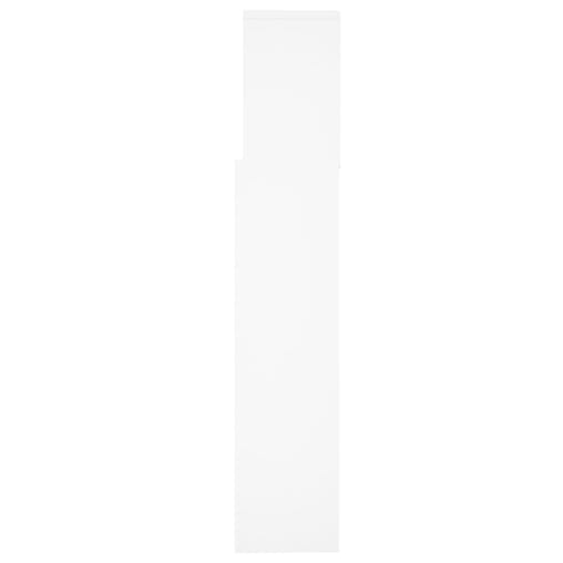 NNEVL Headboard Cabinet White 160x19x103.5 cm