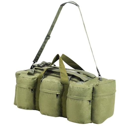 NNEVL 3-in-1 Army-Style Duffel Bag 120 L Olive Green
