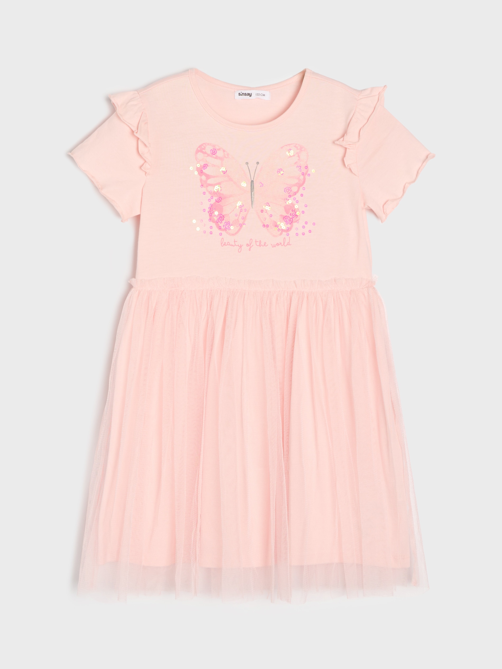 Sukienka z tiulowym dołem