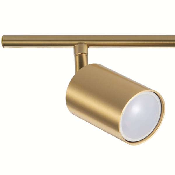 Listwa sufitowa złota GOLDI 2xGU10x10W wym:10x50x10cm IP20 Polux