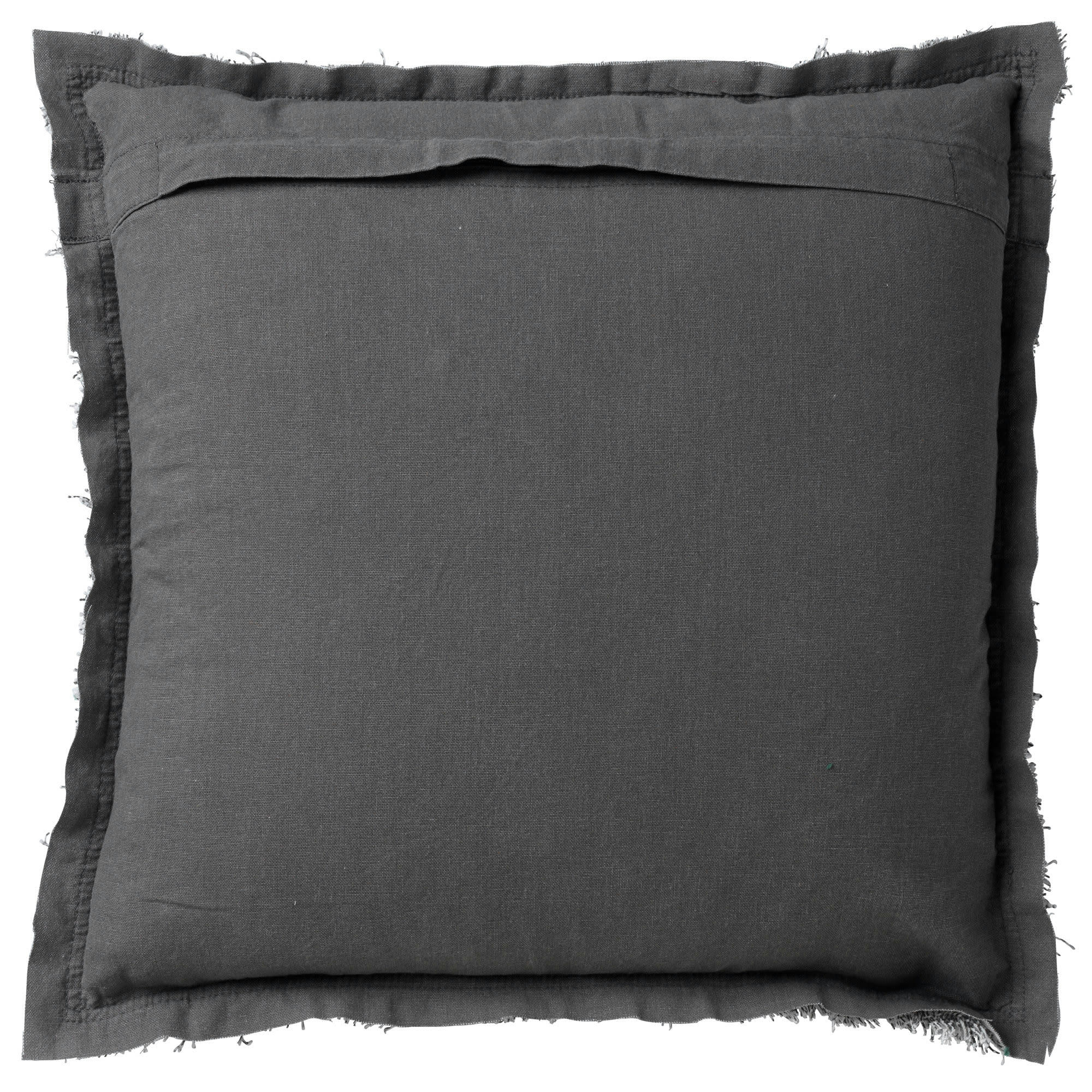 BURTO - Coussin - gris en coton 45x45 cm uni