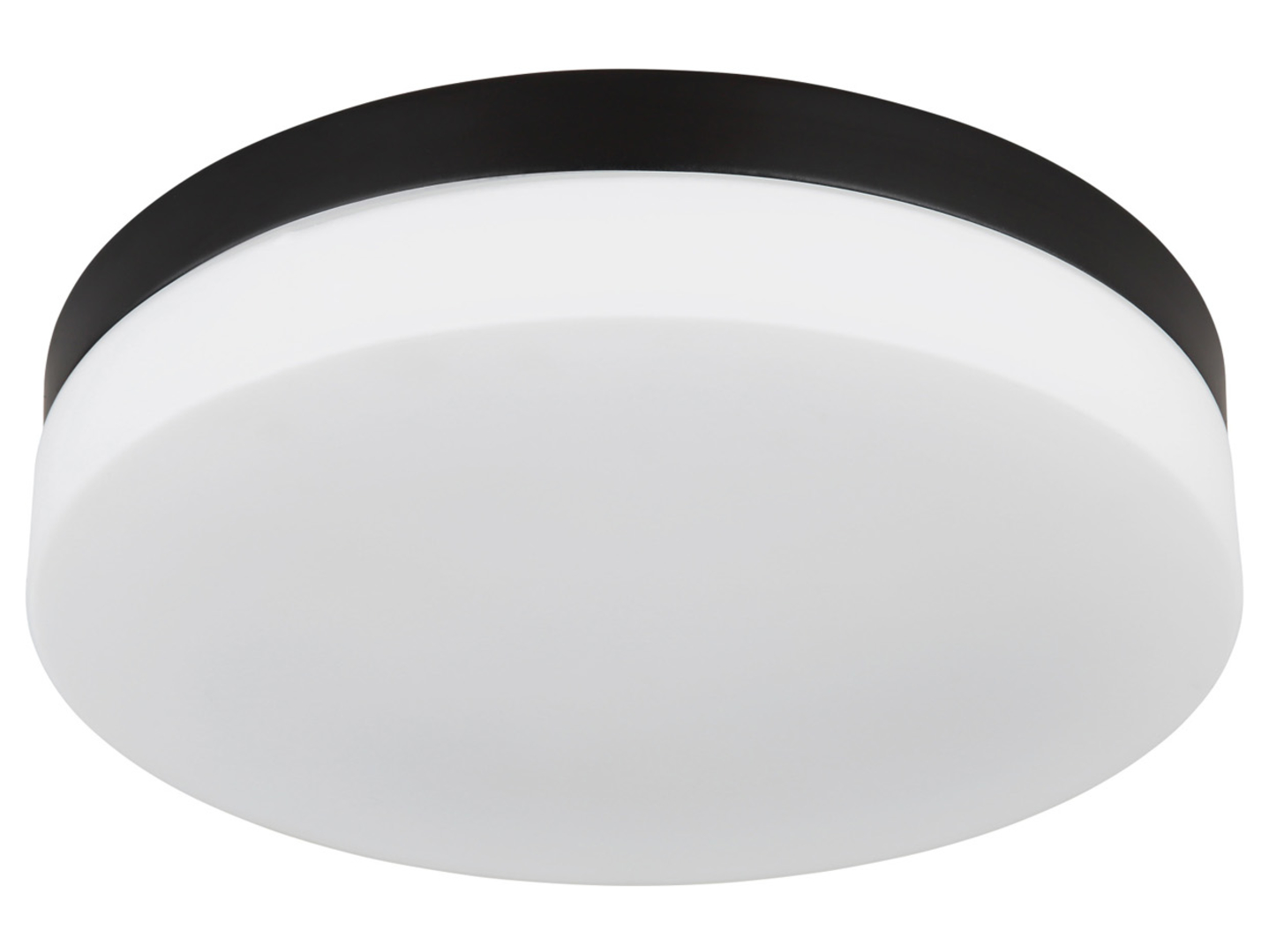 Plafon zewnętrzny Vranos 3-punktowy 30cm aluminiowy czarny