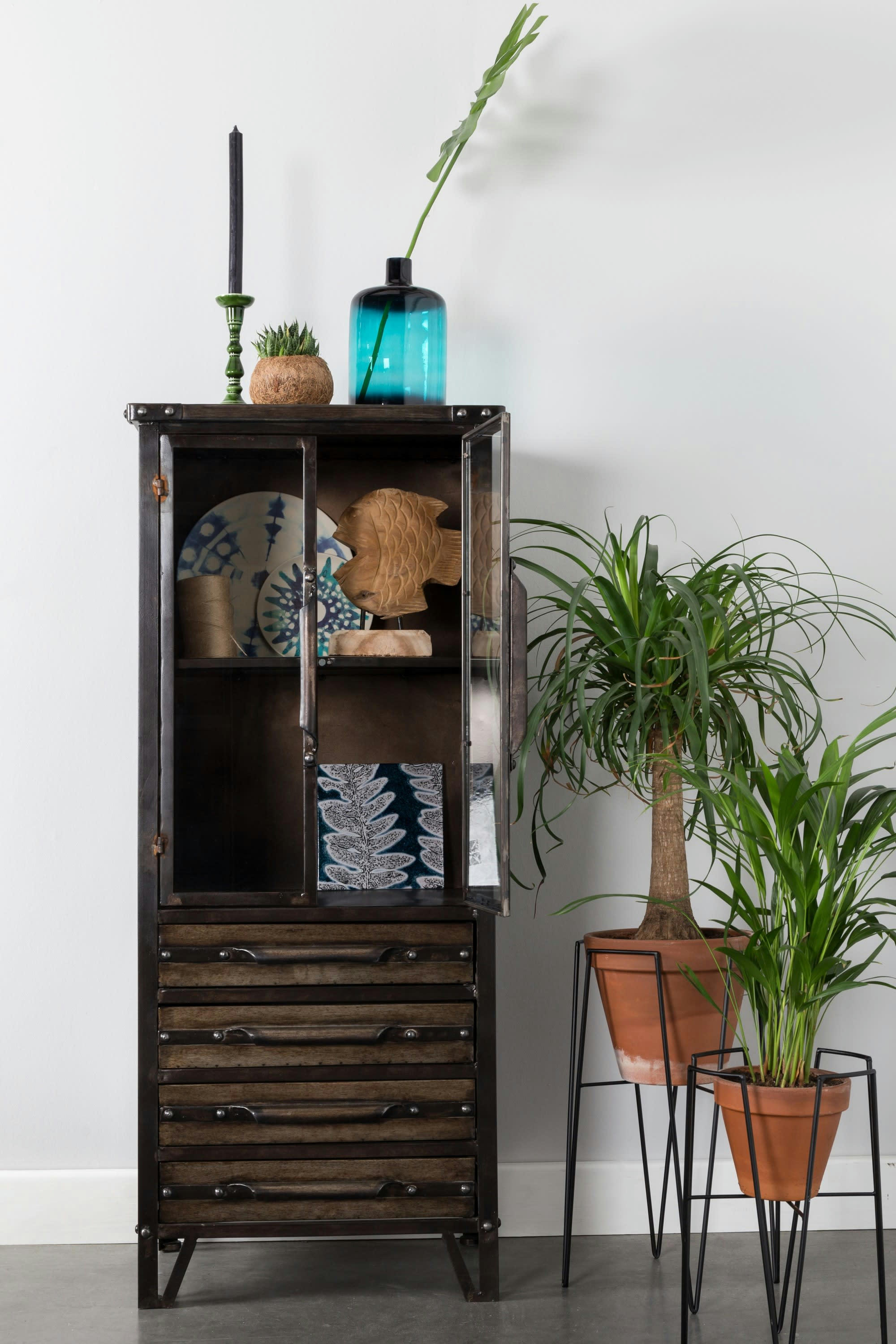 OTIS - Armoire en métal marron