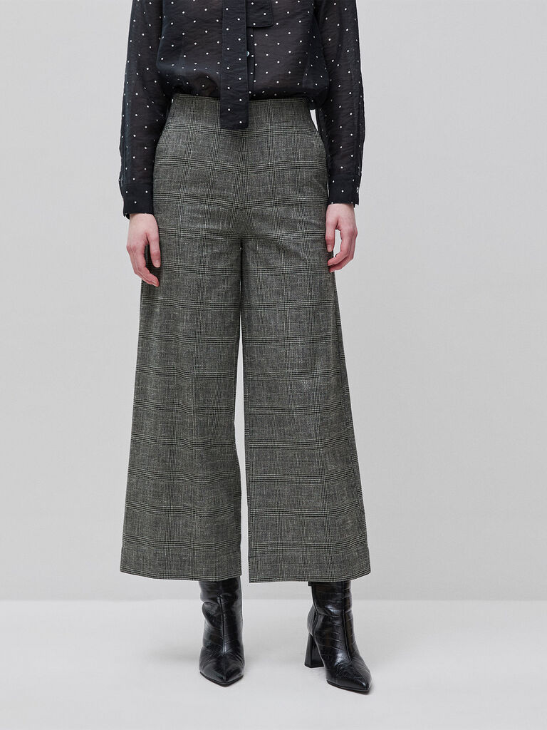 Prince of Wales palazzo trousers
