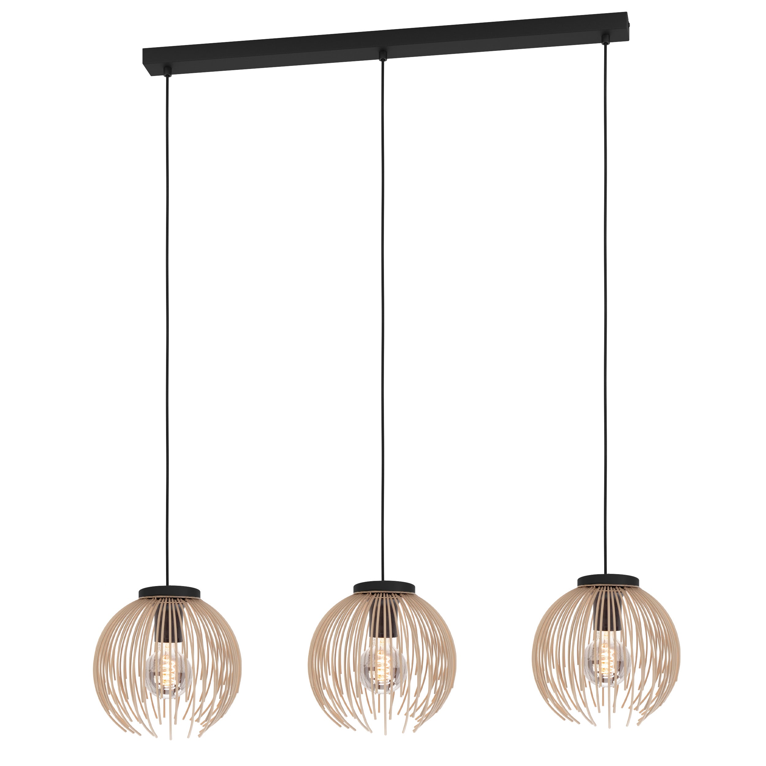 EGLO hanglamp Venezuela-A - E27 - 93,5 cm - zandkleur