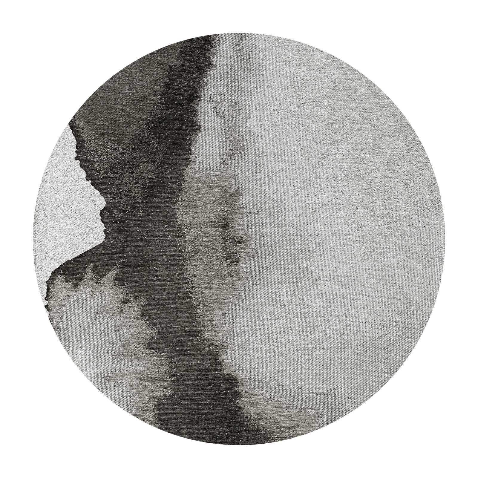 Ecorugs vloerkleed Black Shadow - zwart - 140x140cm