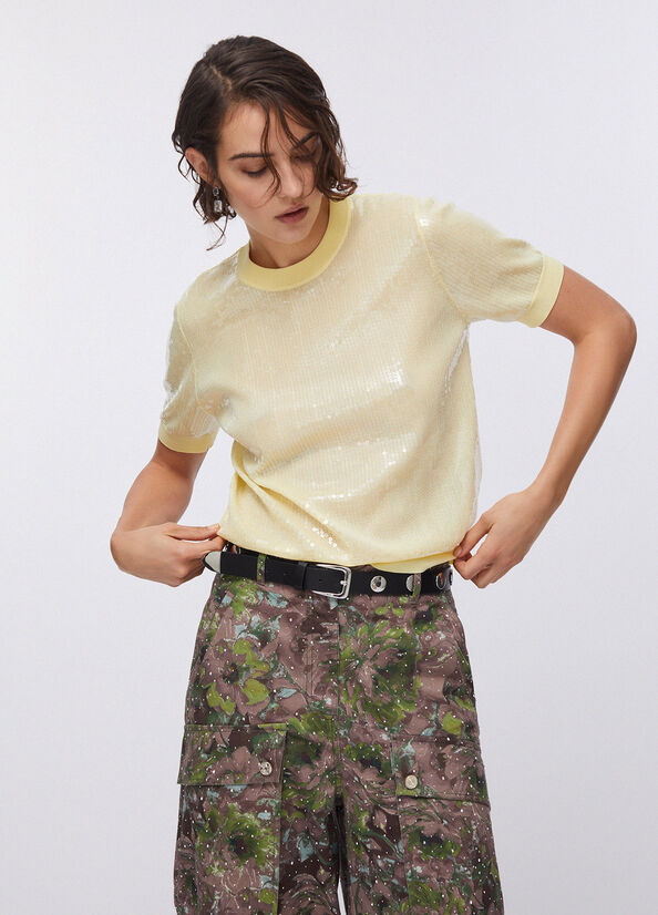 Top con paillettes
