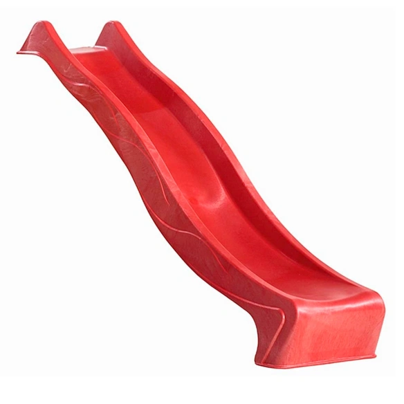 Rutsche, Kunststoff, 250 cm, rot