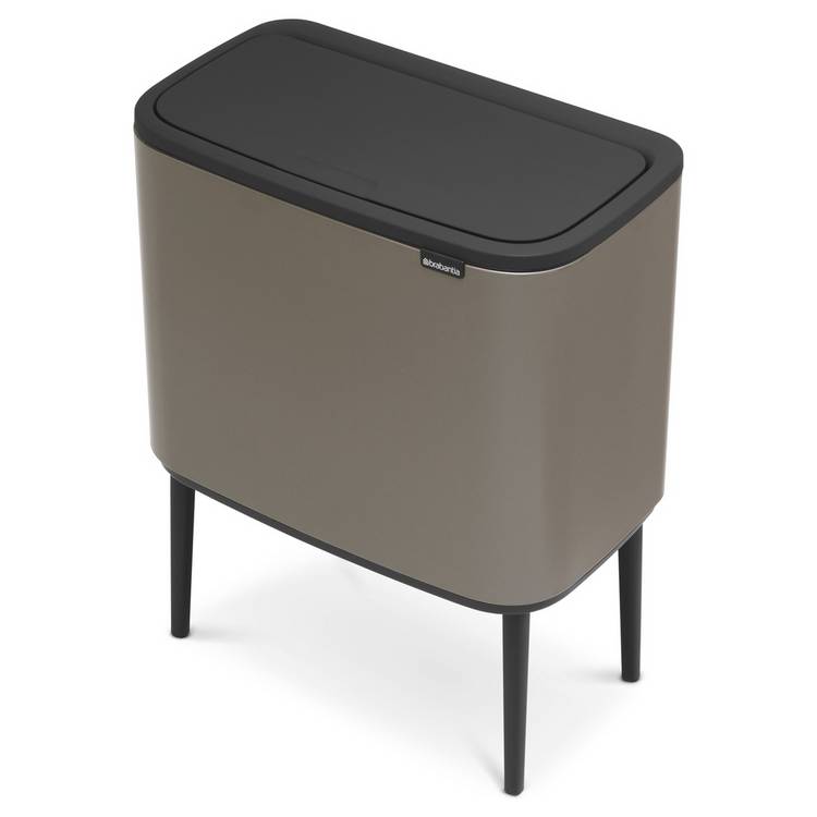 Brabantia Bo 36 Litre Touch Top Bin - Dark Grey