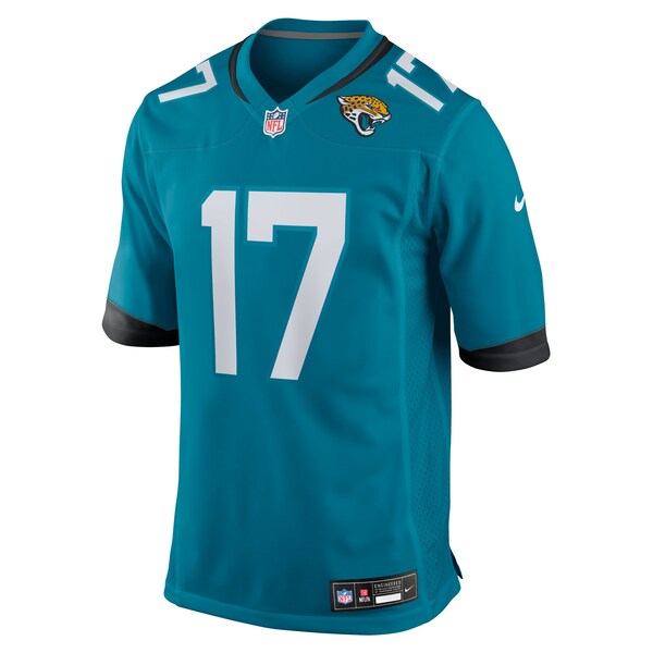 Tim Patrick Jacksonville Jaguars Nike Team Game Jersey -  Teal