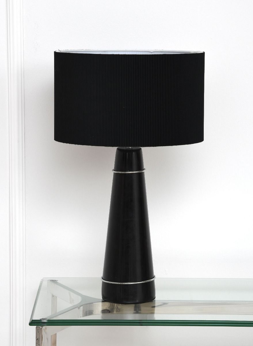 Lampa stołowa Tower Black Marle 34x60cm