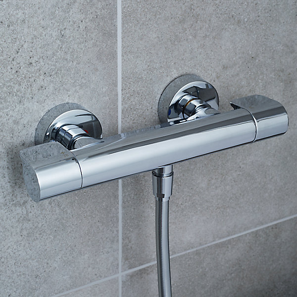 Mitigeur de douche thermostatique GoodHome Cavally