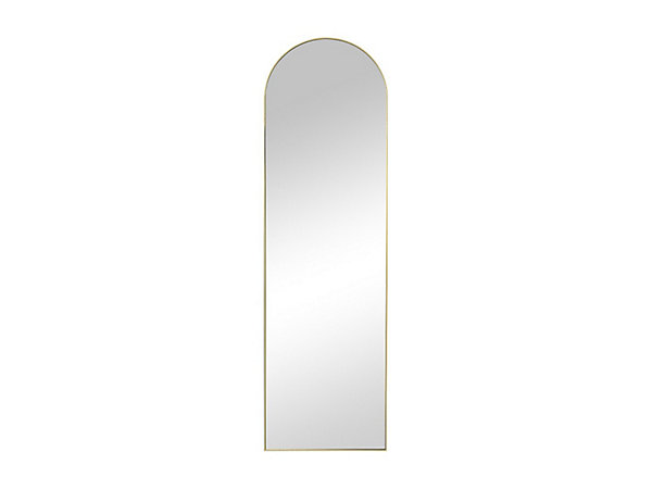 Miroir arche à poser en métal - L. 50 x H. 170 cm - Doré - MAILEN