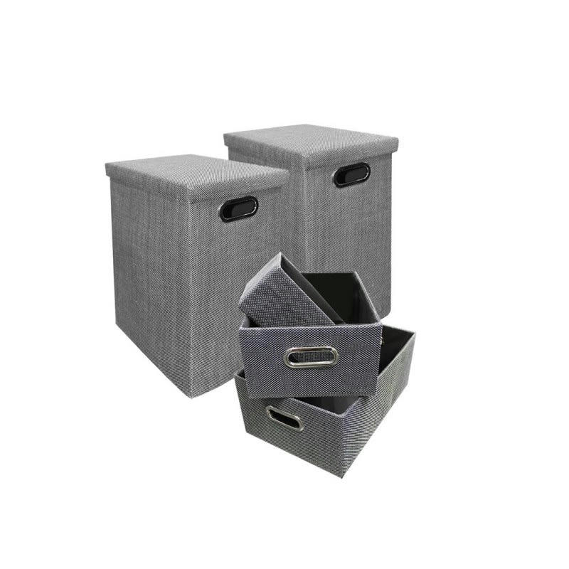 FUN - Lot de 5 boites de rangement