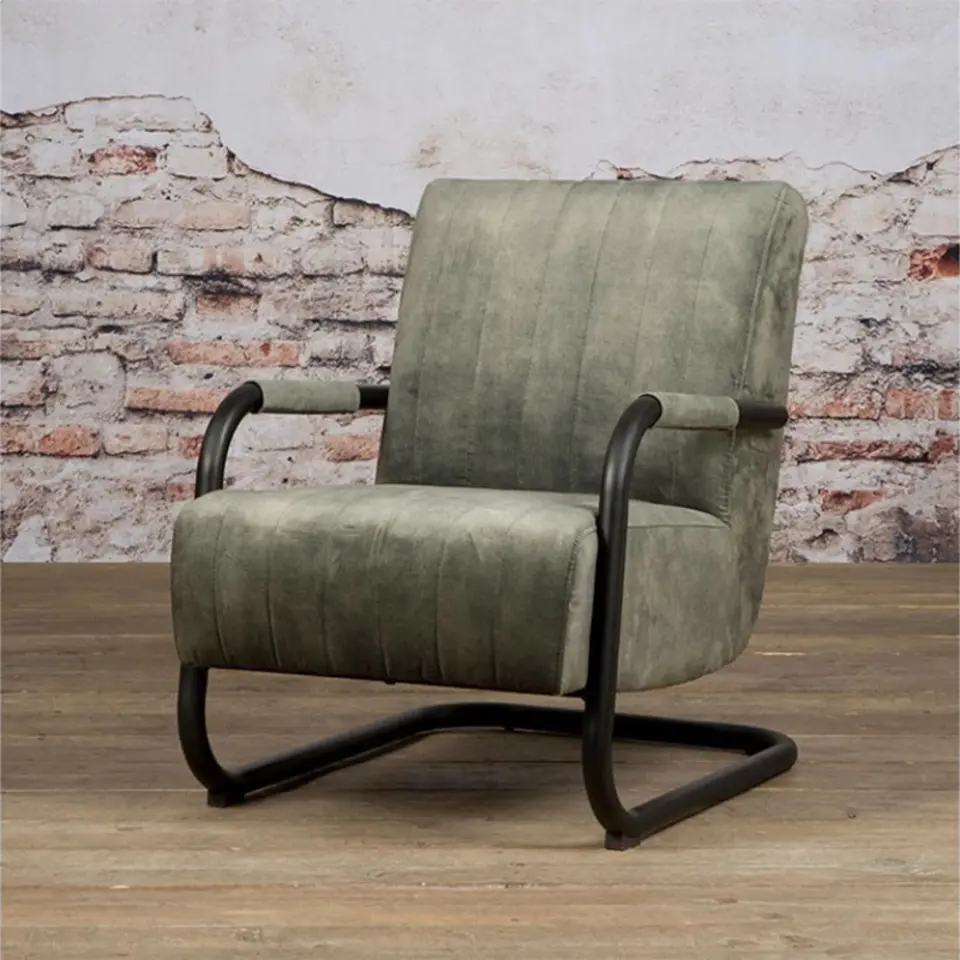 Tower living Riva Fauteuil Groen - 65x83 cm