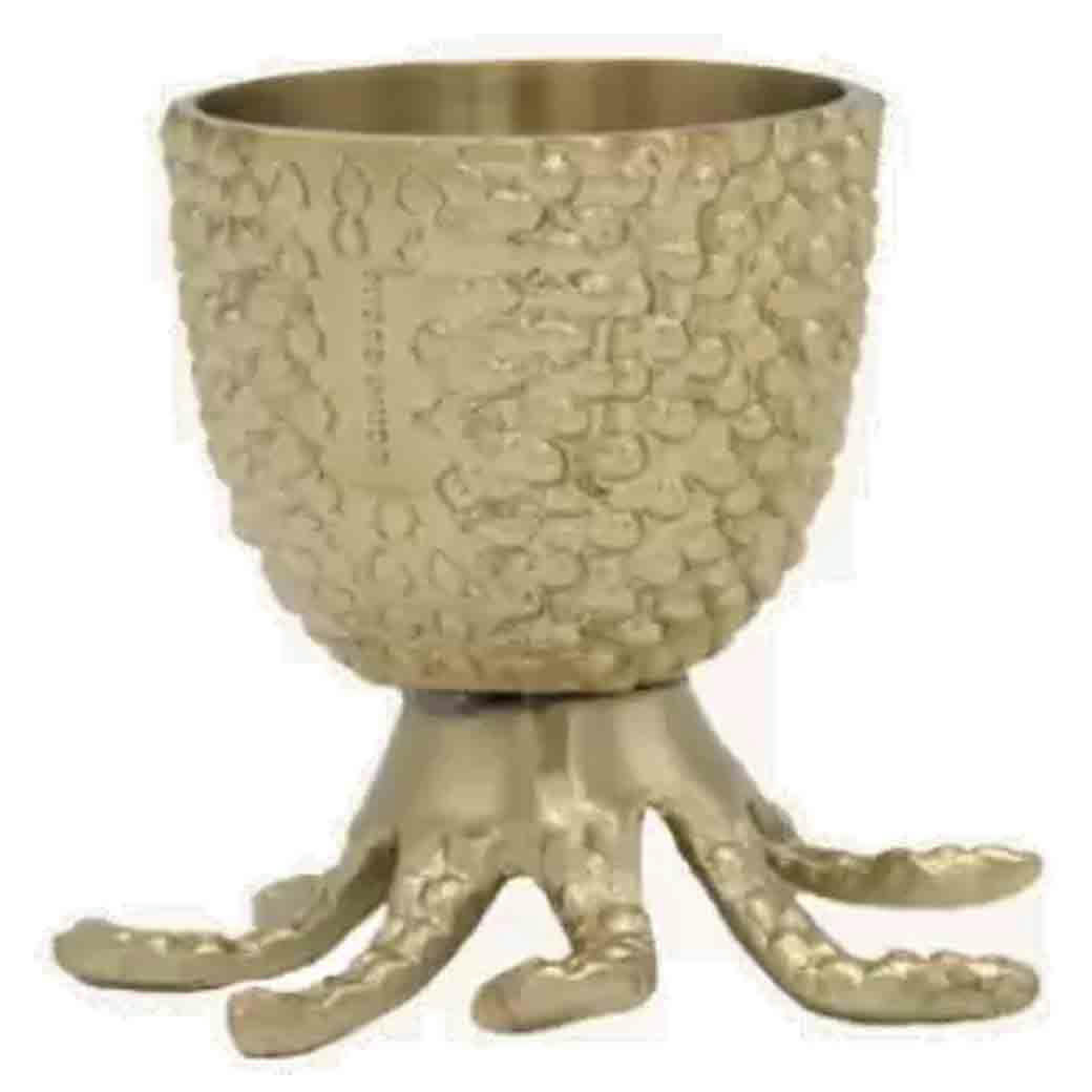 - Coquetier métal doré D6cm