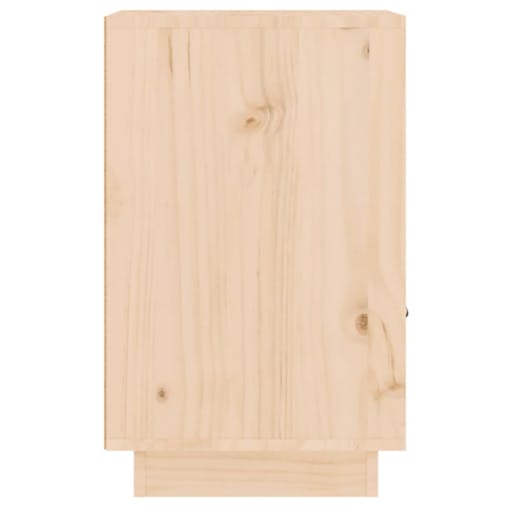 NNEVL Bedside Cabinets 2 pcs 40x34x55 cm Solid Wood Pine