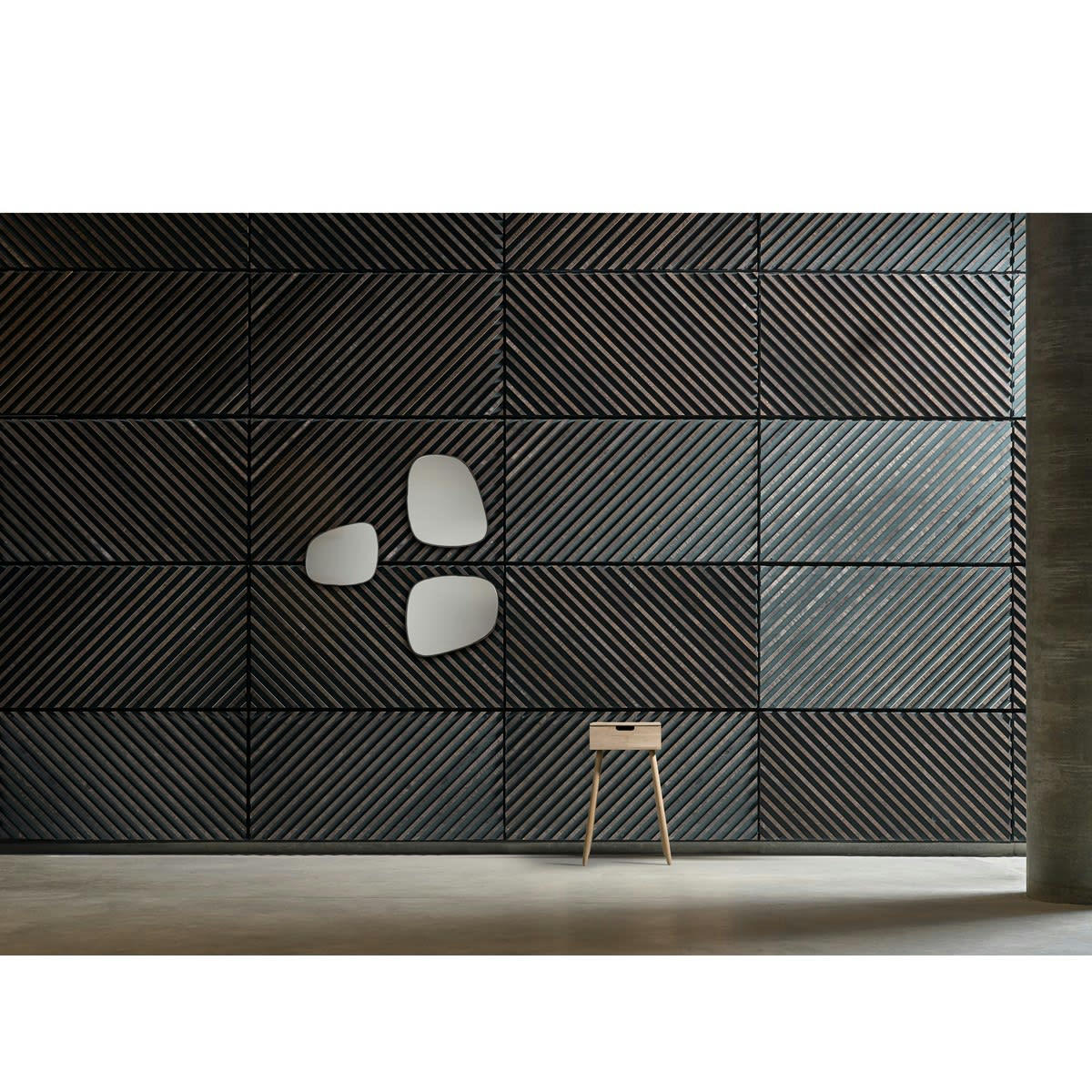 LIVING - Miroir asymétrique en fer noir