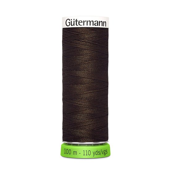 Gutermann Brown Sew All Recycled rPET Thread 100m (406)