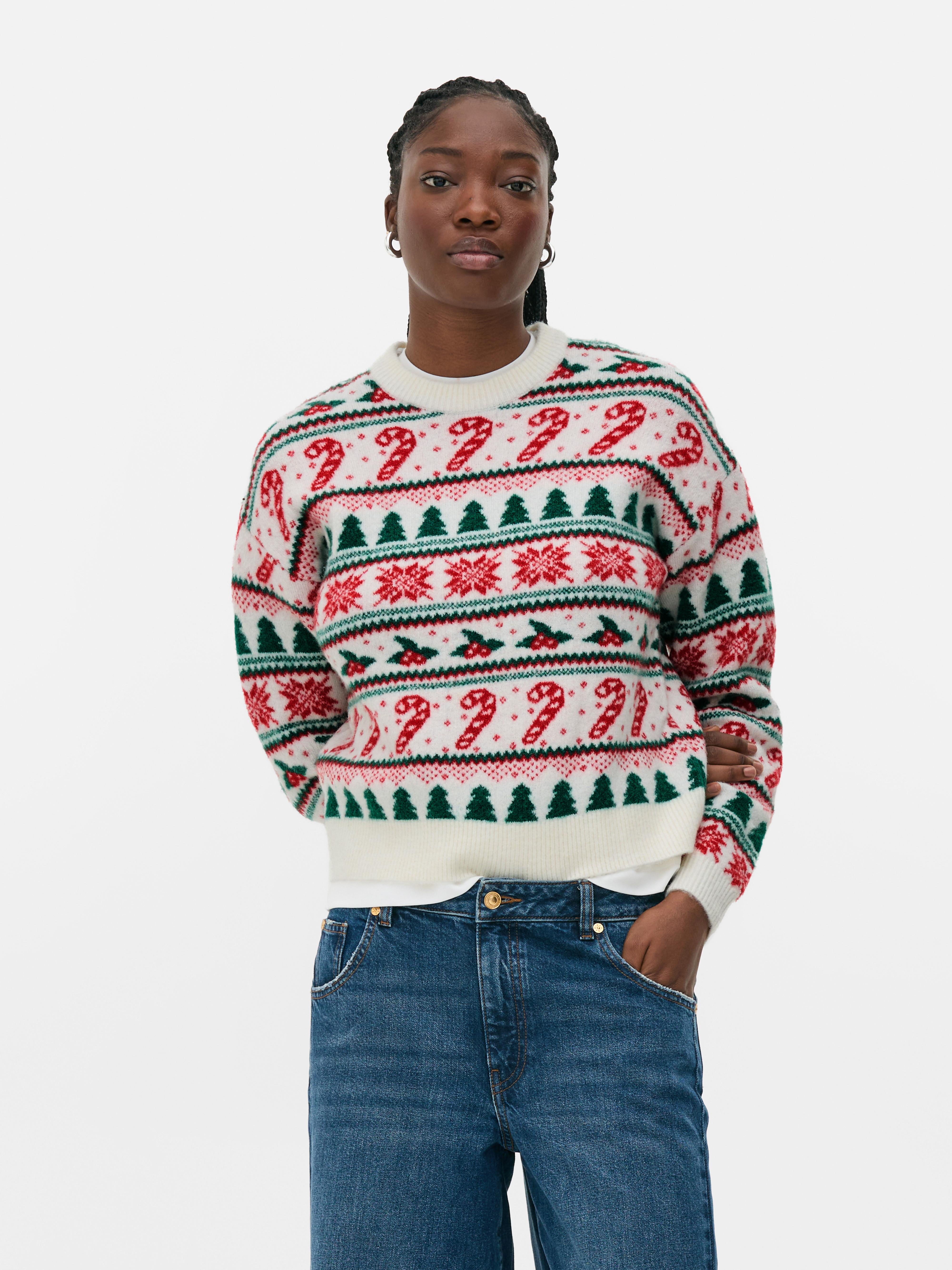 Christmas Retro Fair Isle Sweater