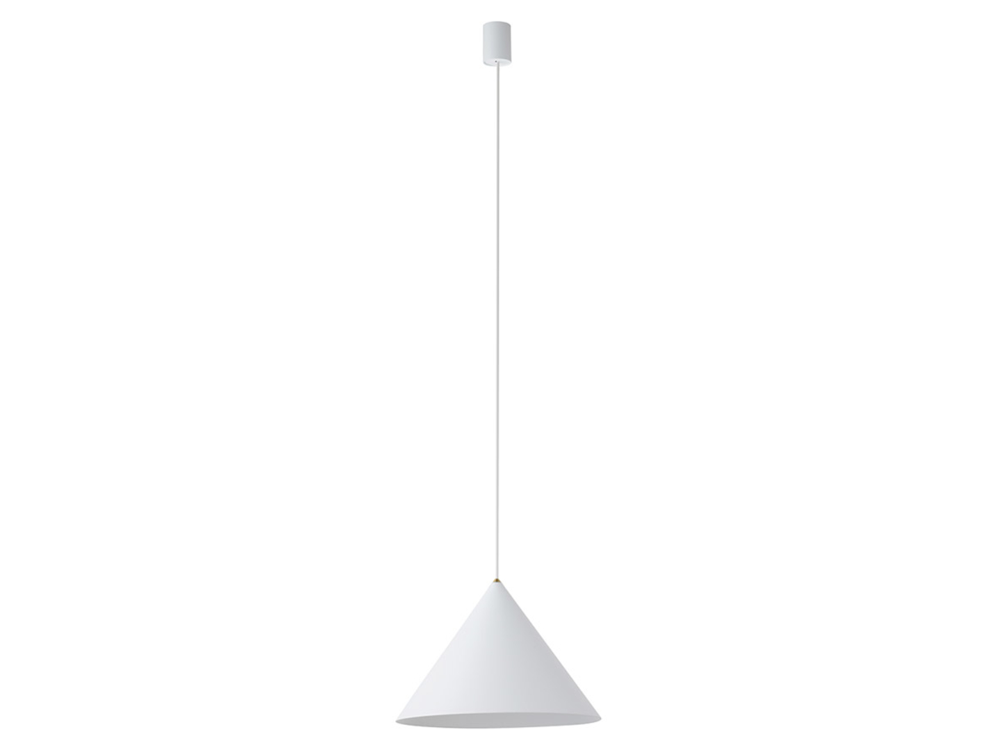 Lampa wisząca Zenith 35 cm stalowa biała