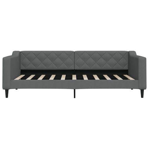 NNEVL Day Bed Dark Grey 90x190 cm Fabric