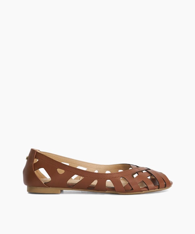 Howell Tan - Open Weave Ballet Flats
