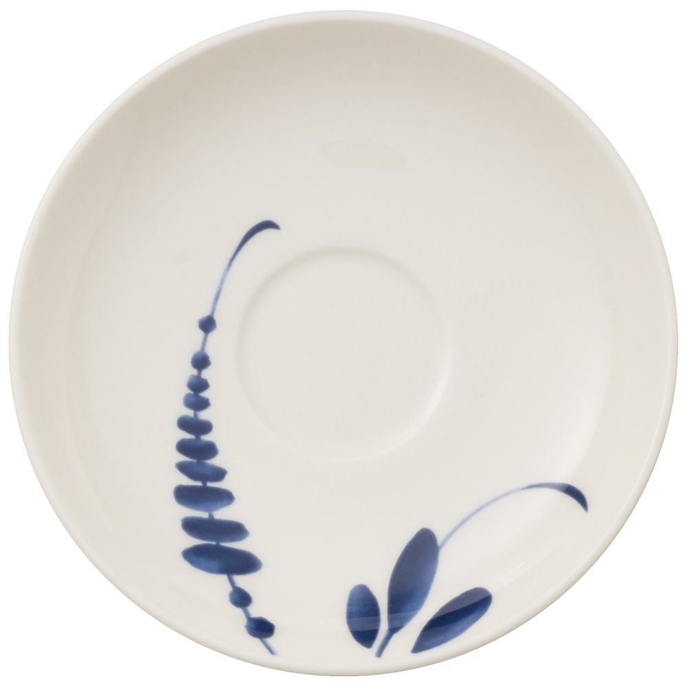 Vieux Luxembourg Espresso cup saucer - White, 4.7'', Premium Porcelain