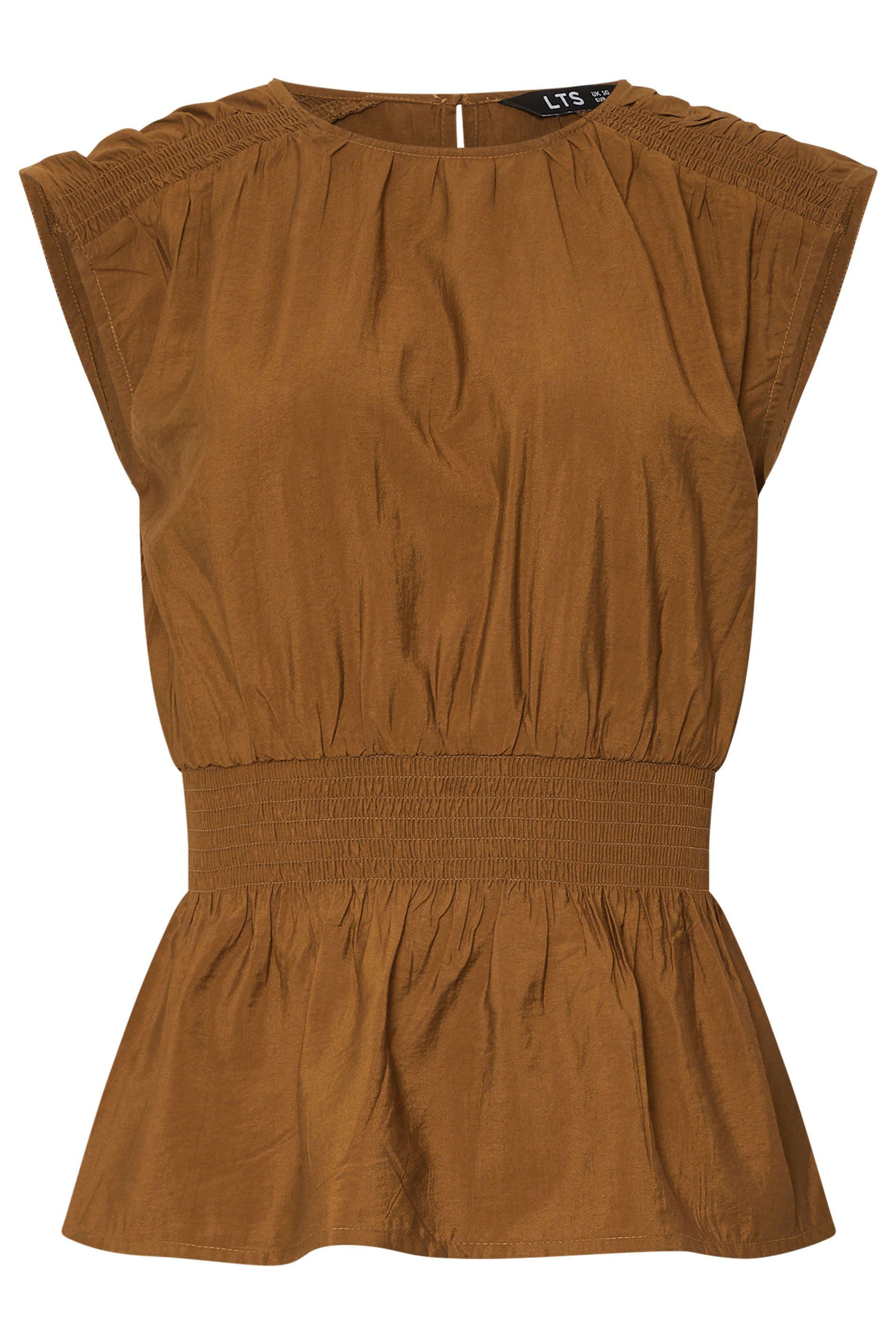Long Tall Sally Tall Shirred Waist Top