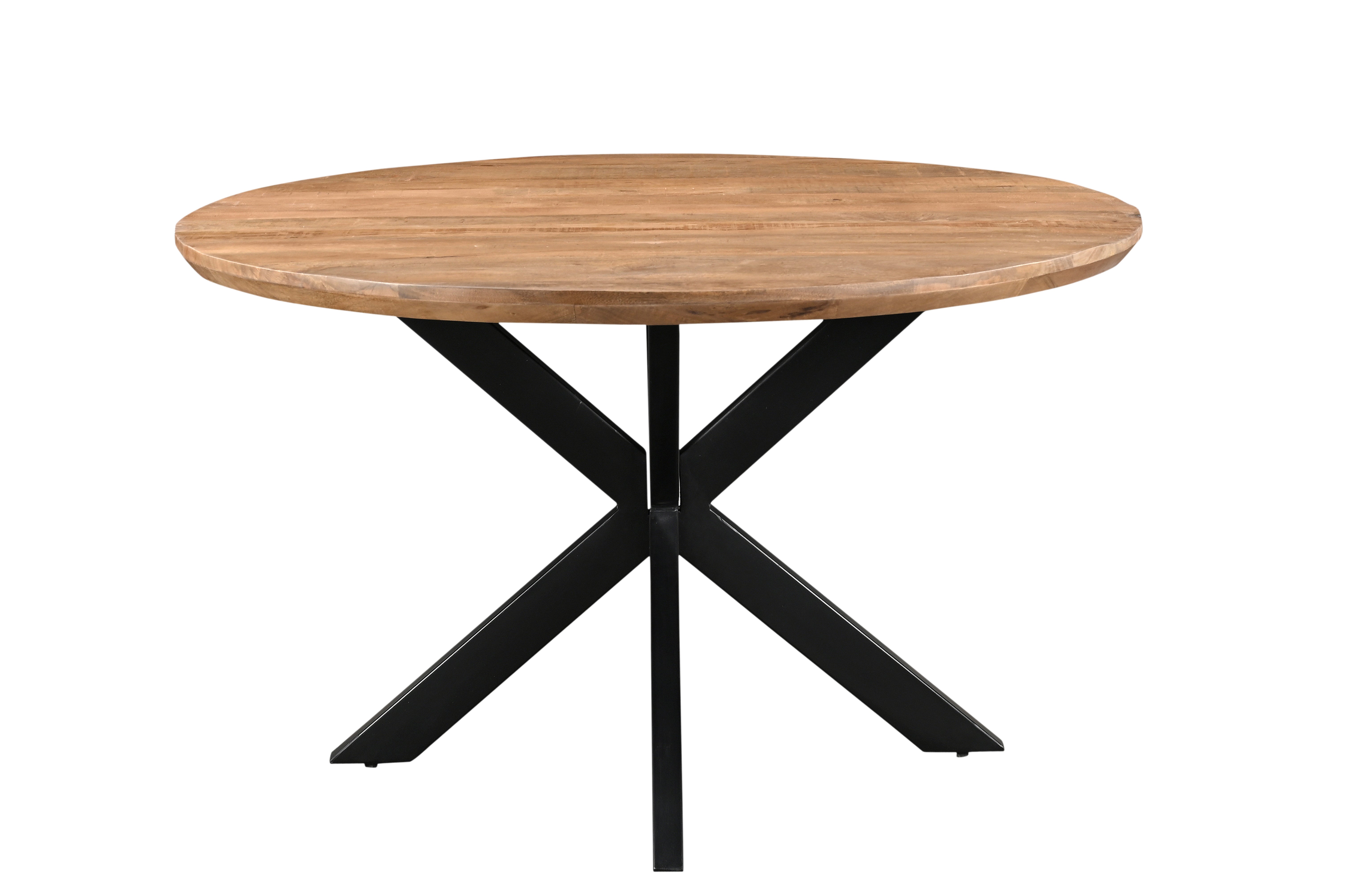 Livingfurn eetkamertafel Jesper Round - 130cm - mangohout