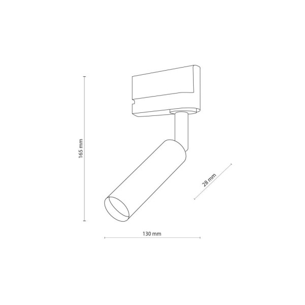 Lampa reflektor spot szynowy 3-fazowy TRACER 3F 4846 TK Lighting