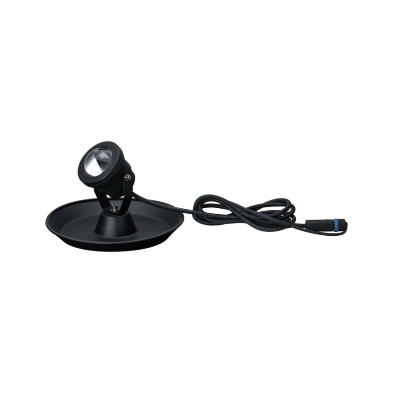 Spot pour bassin LED Plug & Shine blanc chaud 4 W avec câble PAULMANN