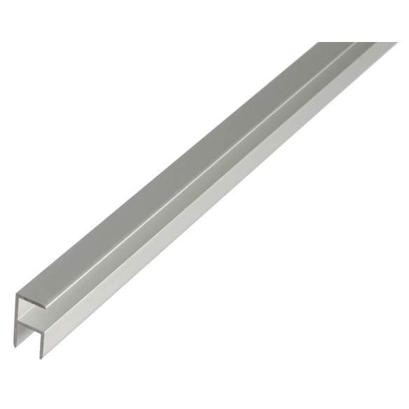 Eckprofil, LxBxH: 2000 x 20 x 10,9 x 1,5 mm, silberfarben