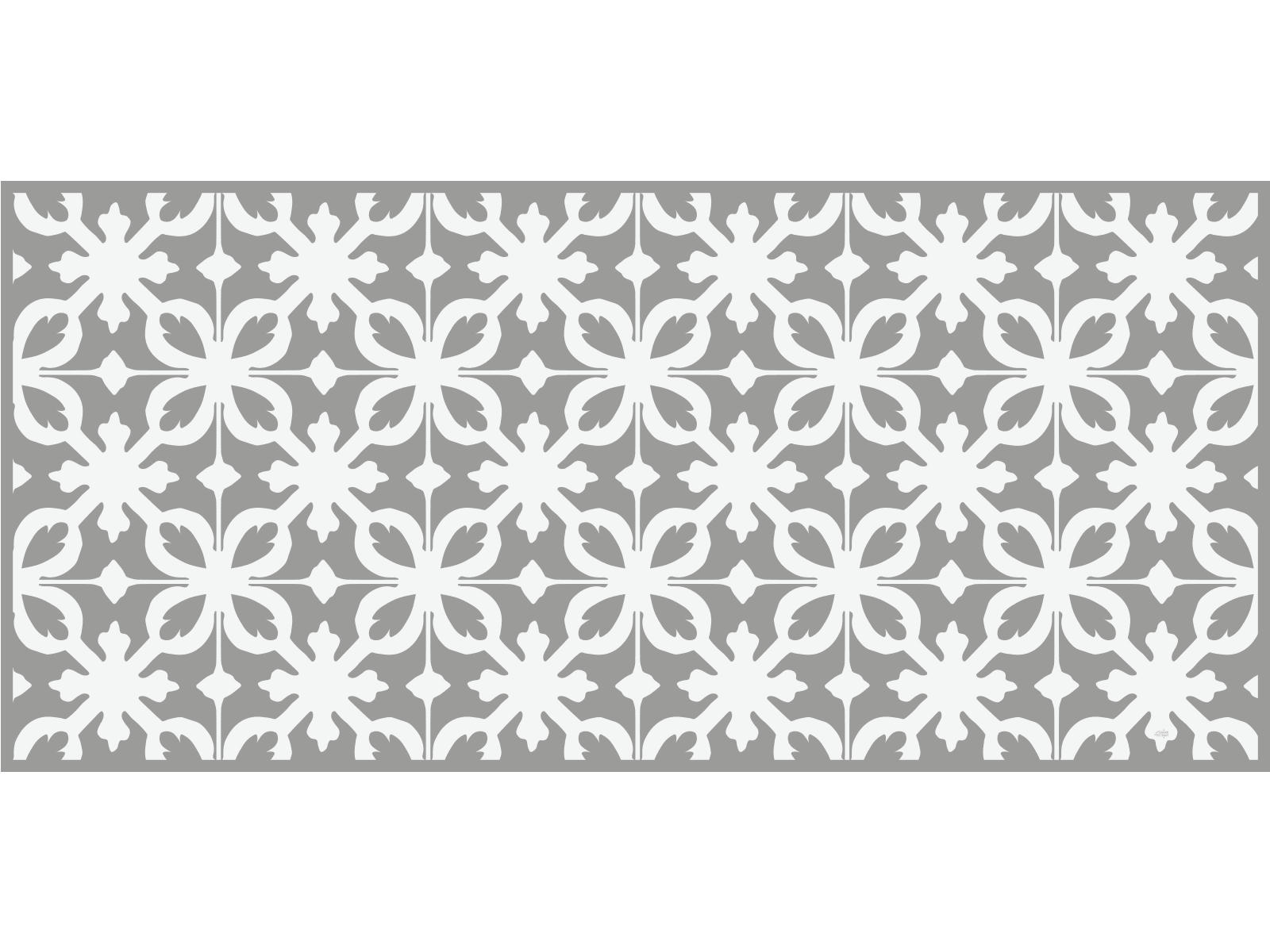 - Tapis vinyle Castiglione gris 60x100cm