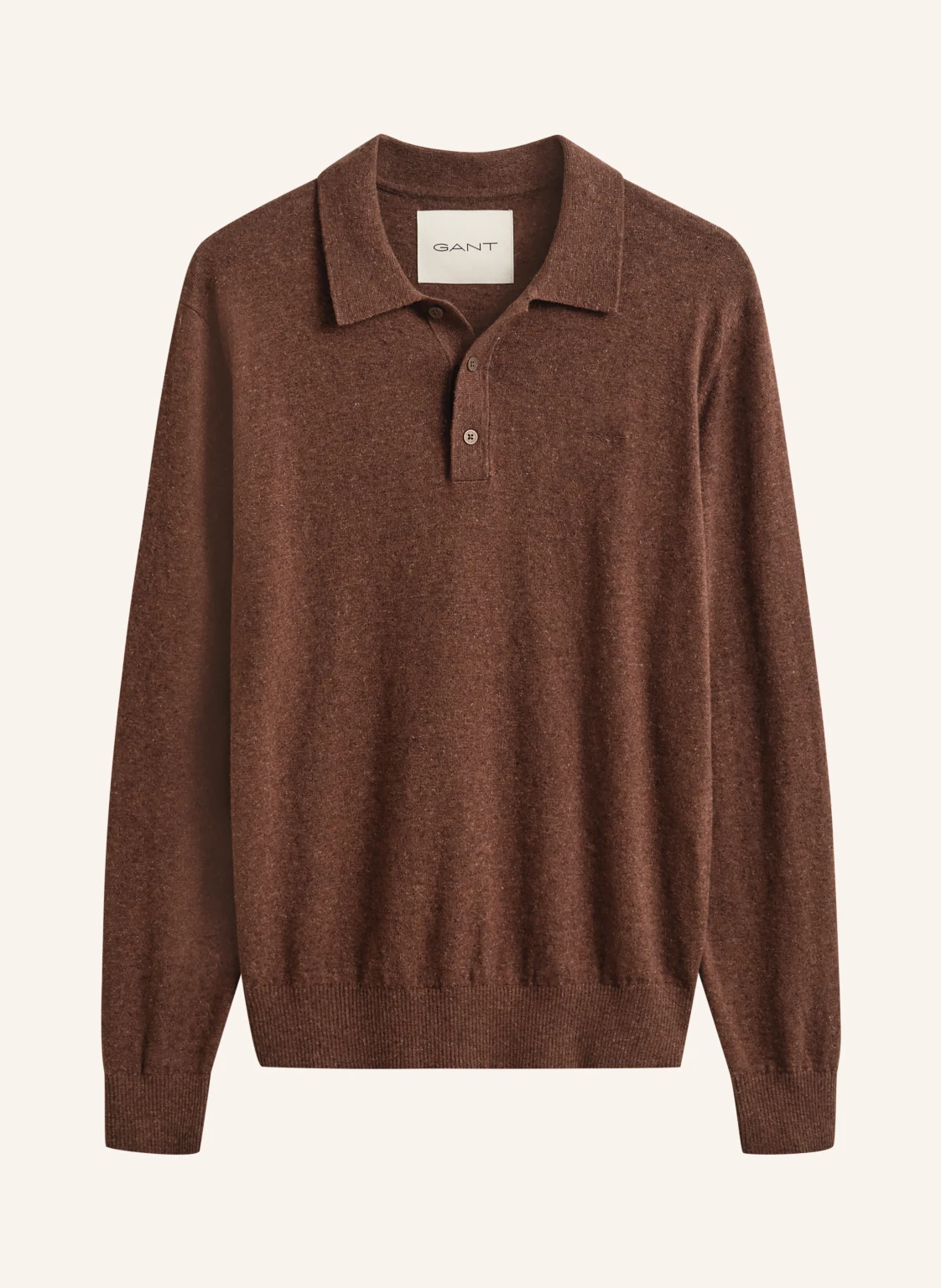 GANT Strick-Poloshirt mit Leinen