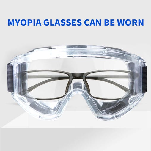 SOGA 2X Clear Protective Safety Glasses Windproof Lab Goggles Eyewear