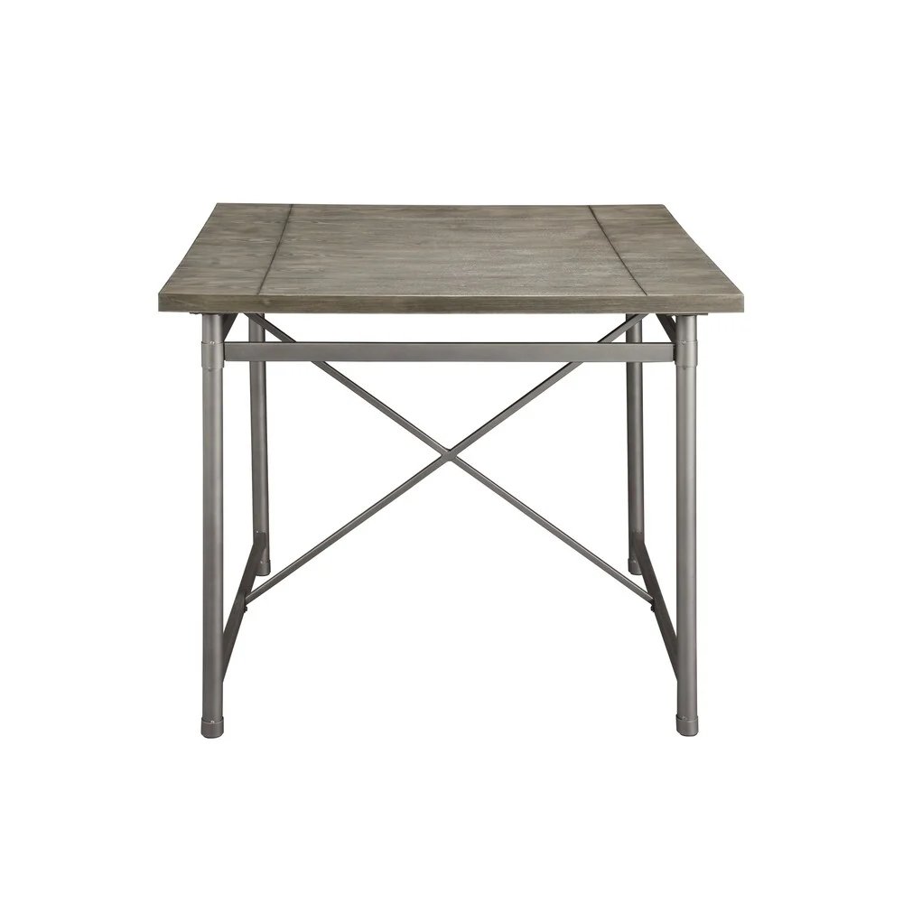 ACME Kaelyn II Counter Height Table in Gray Oak and Sandy Gray