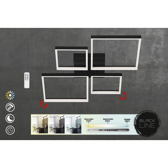 LED-Wand- und Deckenleuchte »FRAME«, Breite: 66 cm, 40 W, 230 V