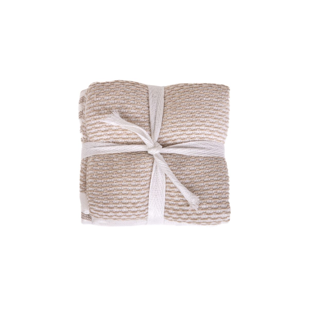 Zestaw ręczników uniwersalnych HERIETT Bawełnianych beżowych 4szt. 4*30x30 cm