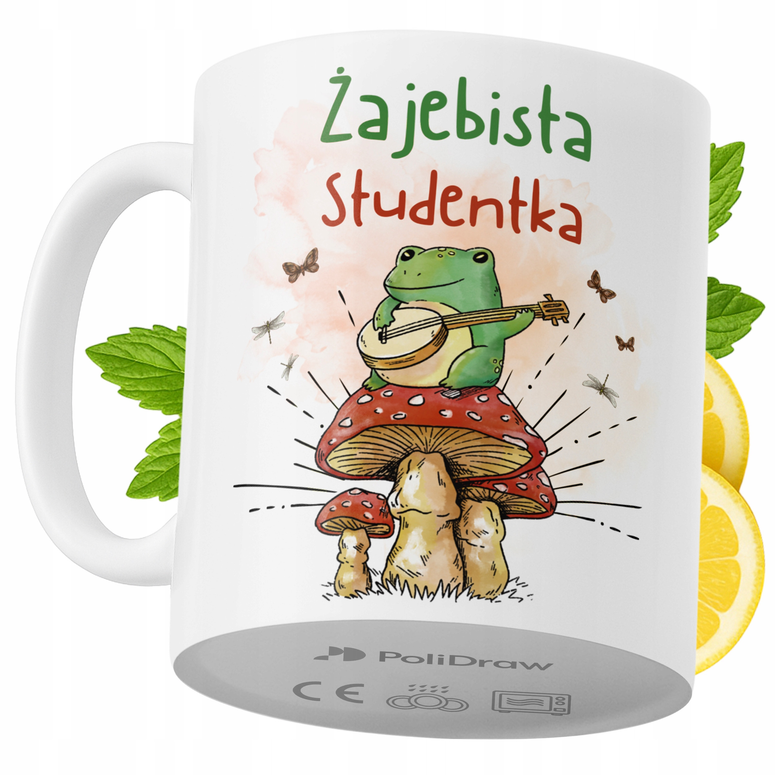 Kubek Dla Studentki na Prezent z Nadrukiem ze Zdjęciem 330 ml PoliDraw