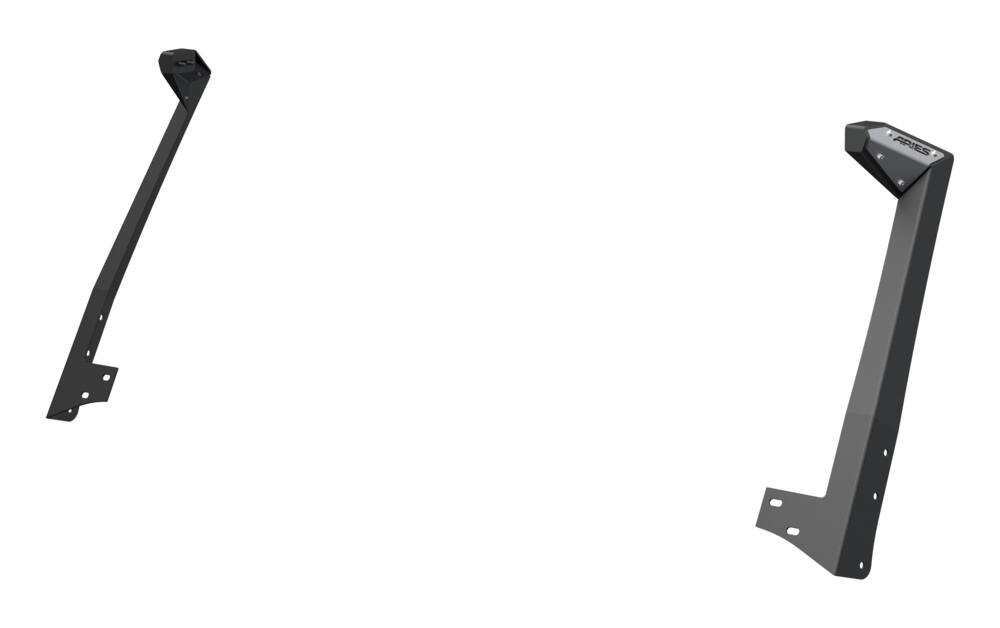 Aries Jeep Over Windshield Light Bar Brackets