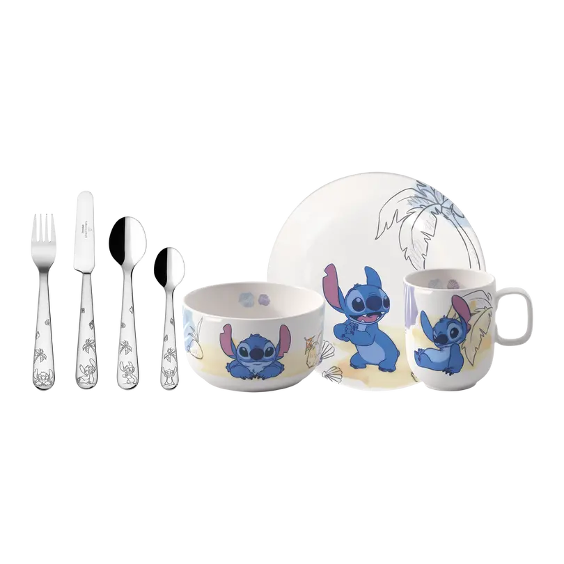 Kinder Geschirr-Set 7-teilig Stitch