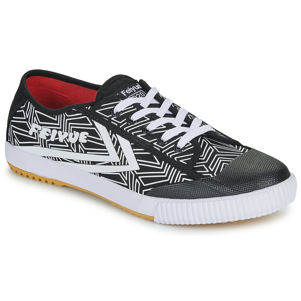 Feiyue - Fe Lo 1920 - Chevron Print - Black / White