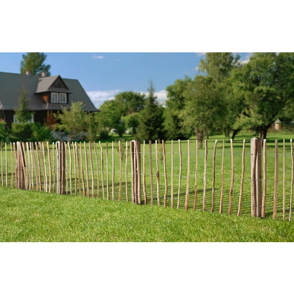 Rollzaun »Haselnuss«, HxL: 90 x 500 cm, Haselnuß-Ruten, natur