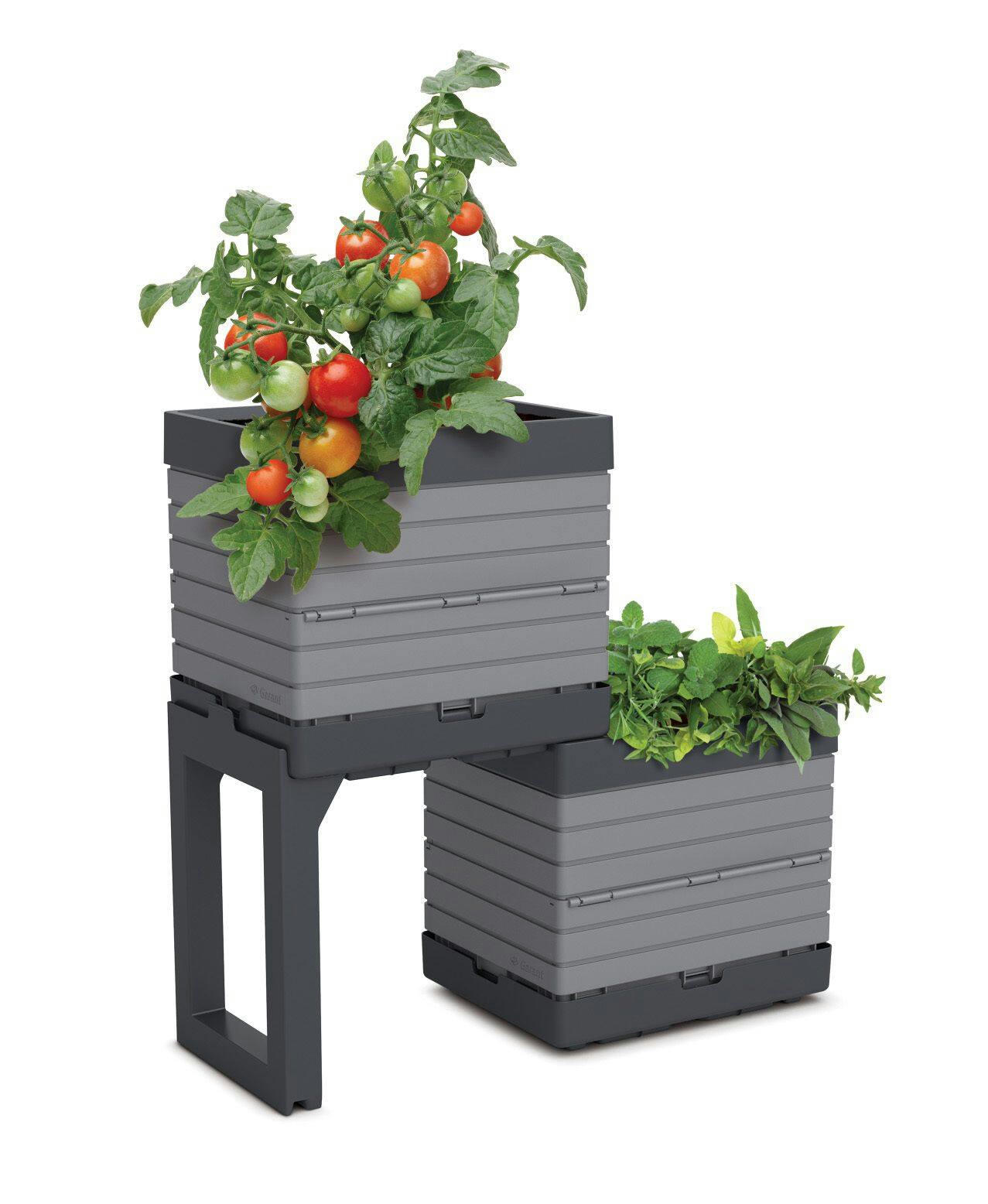Botanica Garant Modular Patio Balcony Garden Single, 13-in, Grey