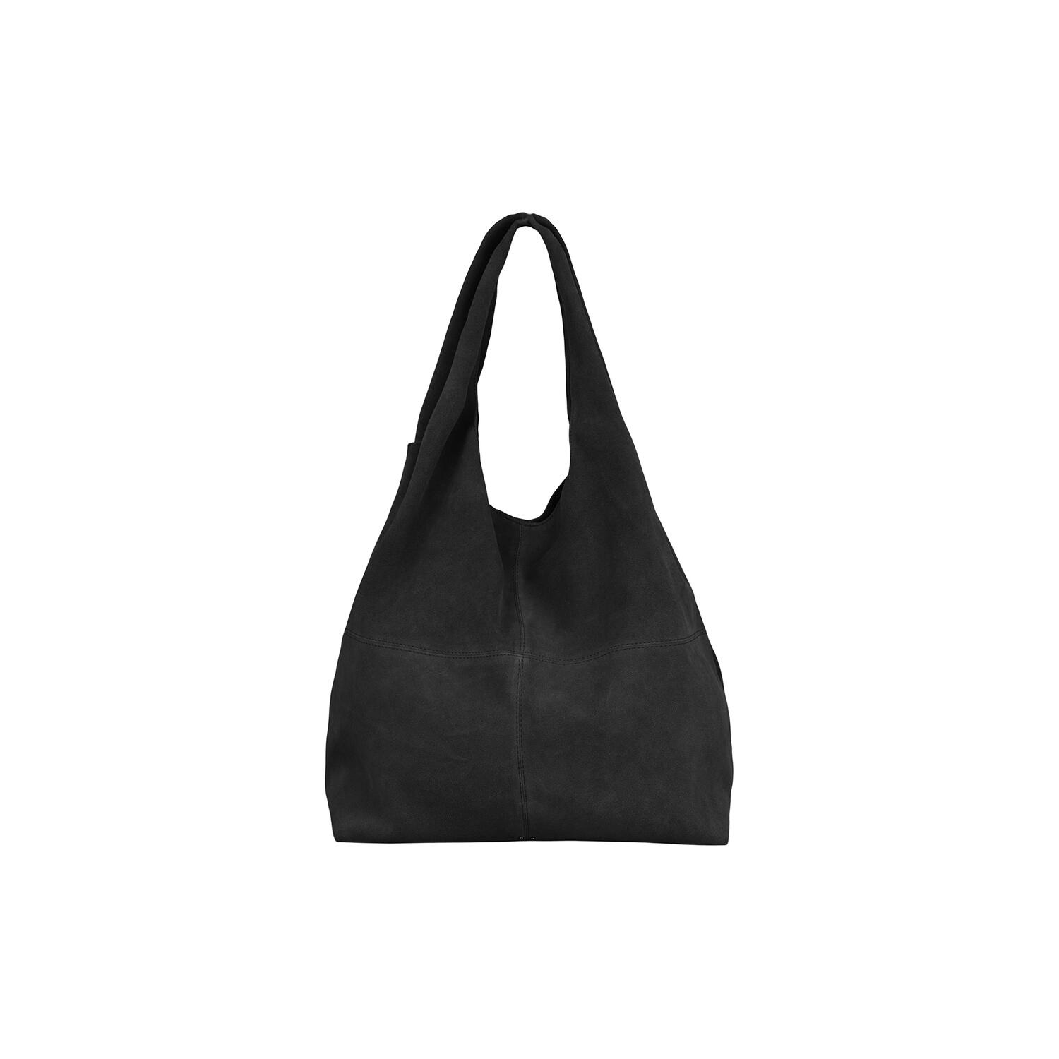 Suede Dalliea Bag, black