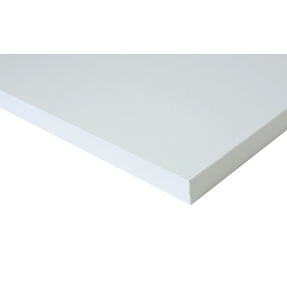 Möbelbauplatte, Glattkante 2600x250x19 mm weiss