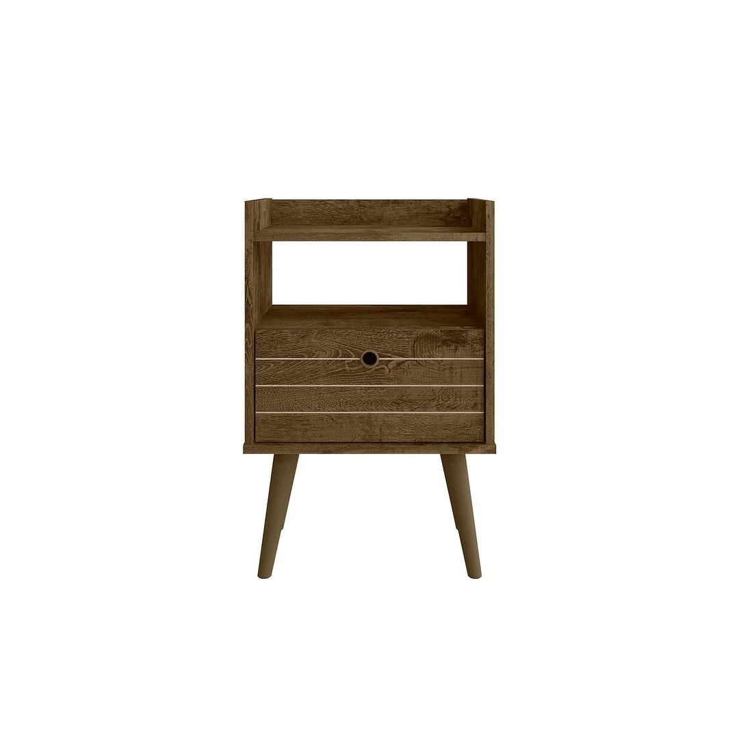 Manhattan Comfort Bogart Mid-Century Modern Nightstand
