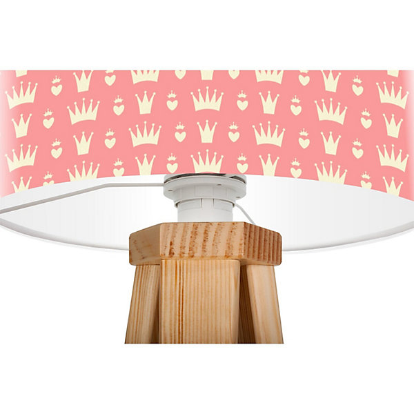 Lampe de chevet kids foto-367 30 x 30 x 45 cm Bois clair
